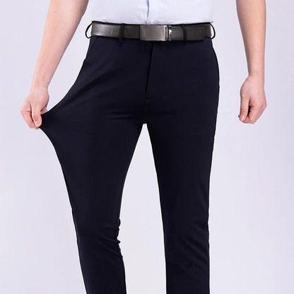 Pantalón de algodón de corte regular para hombre