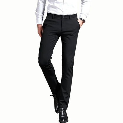 Pantalón de algodón de corte regular para hombre