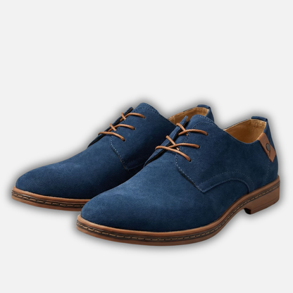 Zapatos casuales con plantilla acolchada y cierre de cordones para hombres
