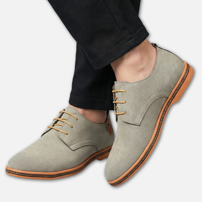 Zapatos casuales con plantilla acolchada y cierre de cordones para hombres