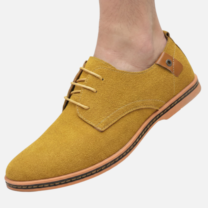 Zapatos casuales con plantilla acolchada y cierre de cordones para hombres