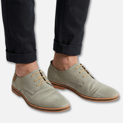Zapatos casuales con plantilla acolchada y cierre de cordones para hombres