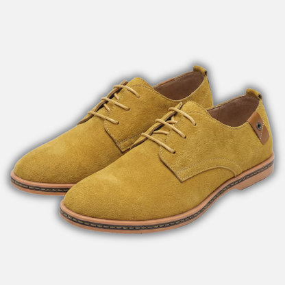 Zapatos casuales con plantilla acolchada y cierre de cordones para hombres