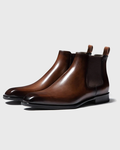 Botines Chelsea con paneles elásticos laterales para hombre