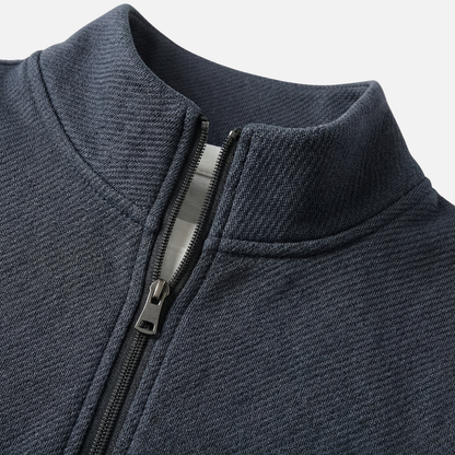 Conjunto deportivo elegante con chaqueta con cremallera y pantalón con cordón para hombres