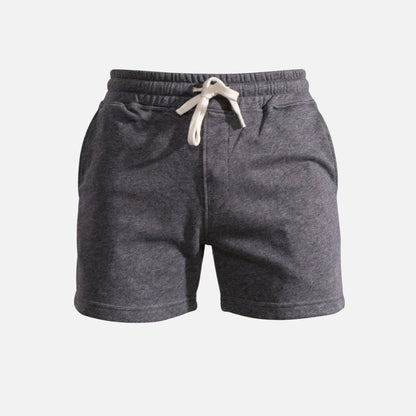 Shorts de forro polar con cordón y bolsillos para hombre