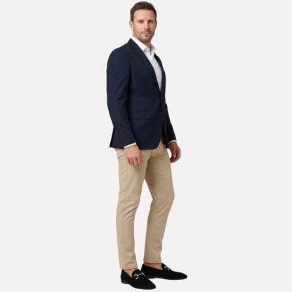 Mocasines casuales de ante con detalle de brida y comodidad diaria para hombre