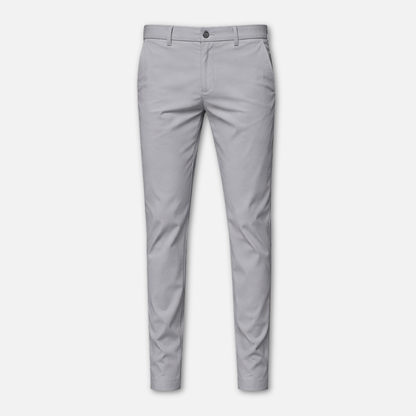 Pantalón de traje de corte recto con bolsillos laterales para caballeros