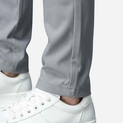 Pantalón de traje de corte recto con bolsillos laterales para caballeros