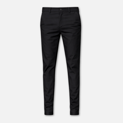 Pantalón de traje de corte recto con bolsillos laterales para caballeros