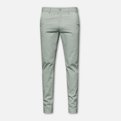 Pantalón de traje de corte recto con bolsillos laterales para caballeros