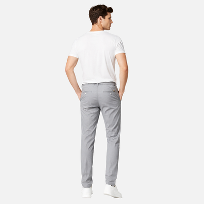 Pantalón de traje de corte recto con bolsillos laterales para caballeros
