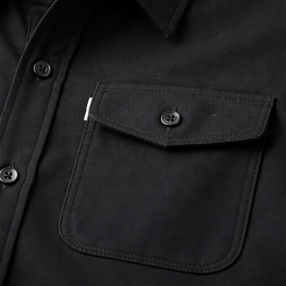 Sobrecamisa tejida con bolsillos en el pecho para caballeros