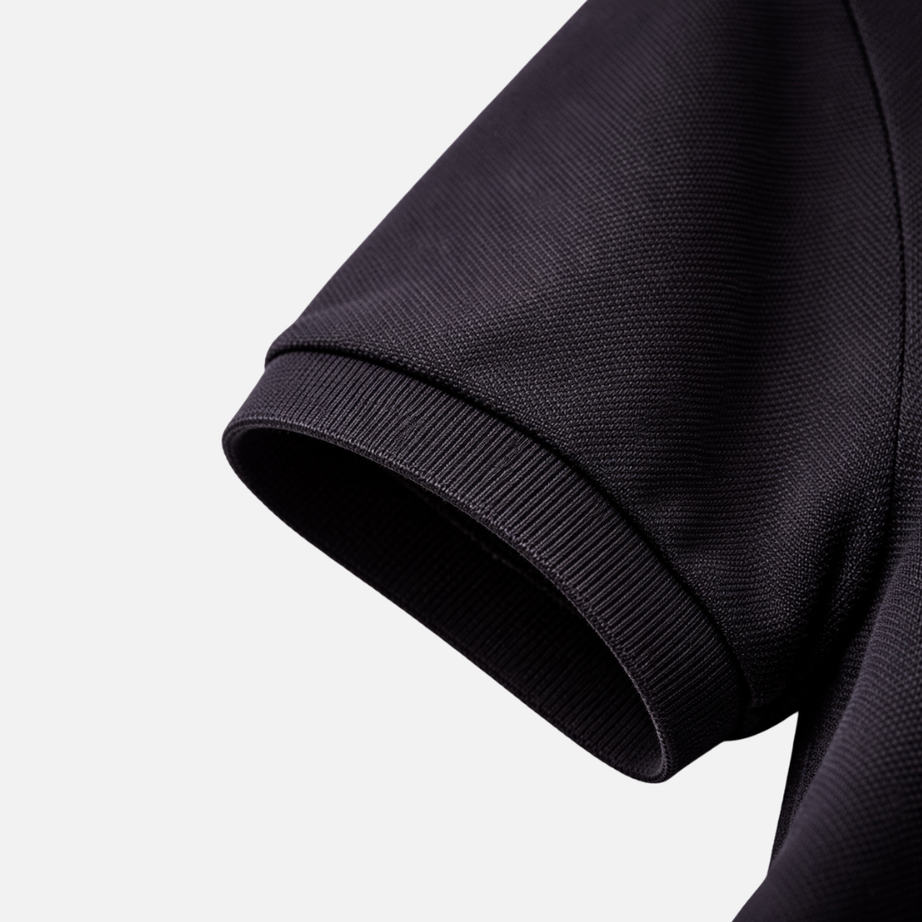 Polo de punto para hombre de manga corta – Corte clásico con tapeta de botones