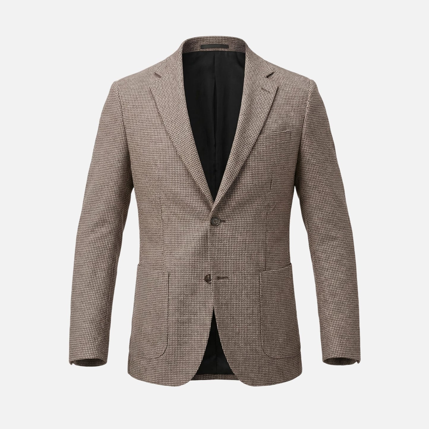 Blazer slim fit para hombre de mezcla ligera de lana con bolsillos laterales
