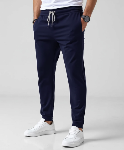 Pantalón casual con cordón – Pantalón slim fit ligero para caballeros