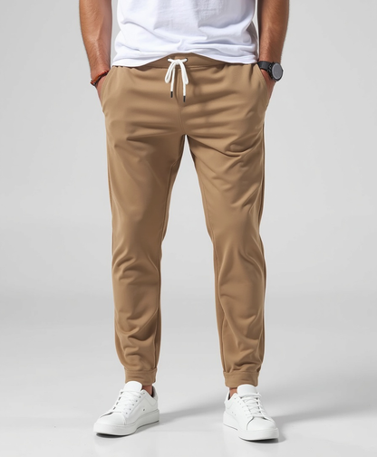 Pantalón casual con cordón – Pantalón slim fit ligero para caballeros