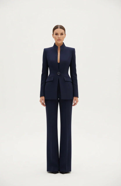 GIA | Traje - Blazer Estructurada y Pantalón Palazzo