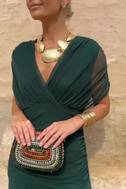 Louise | Vestido maxi elegante con escote en V