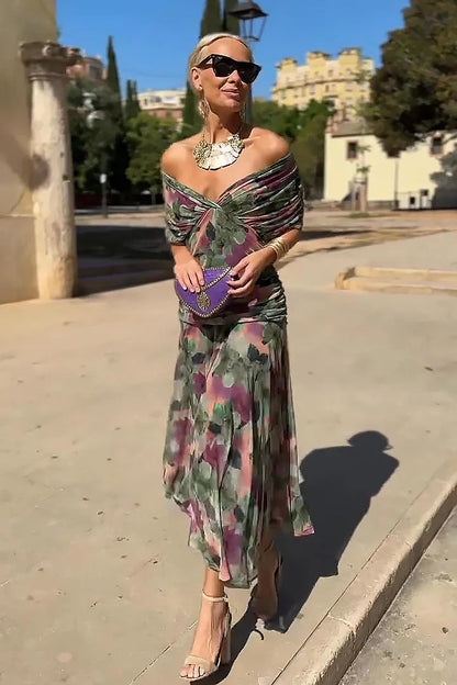 Louise | Vestido maxi elegante con escote en V