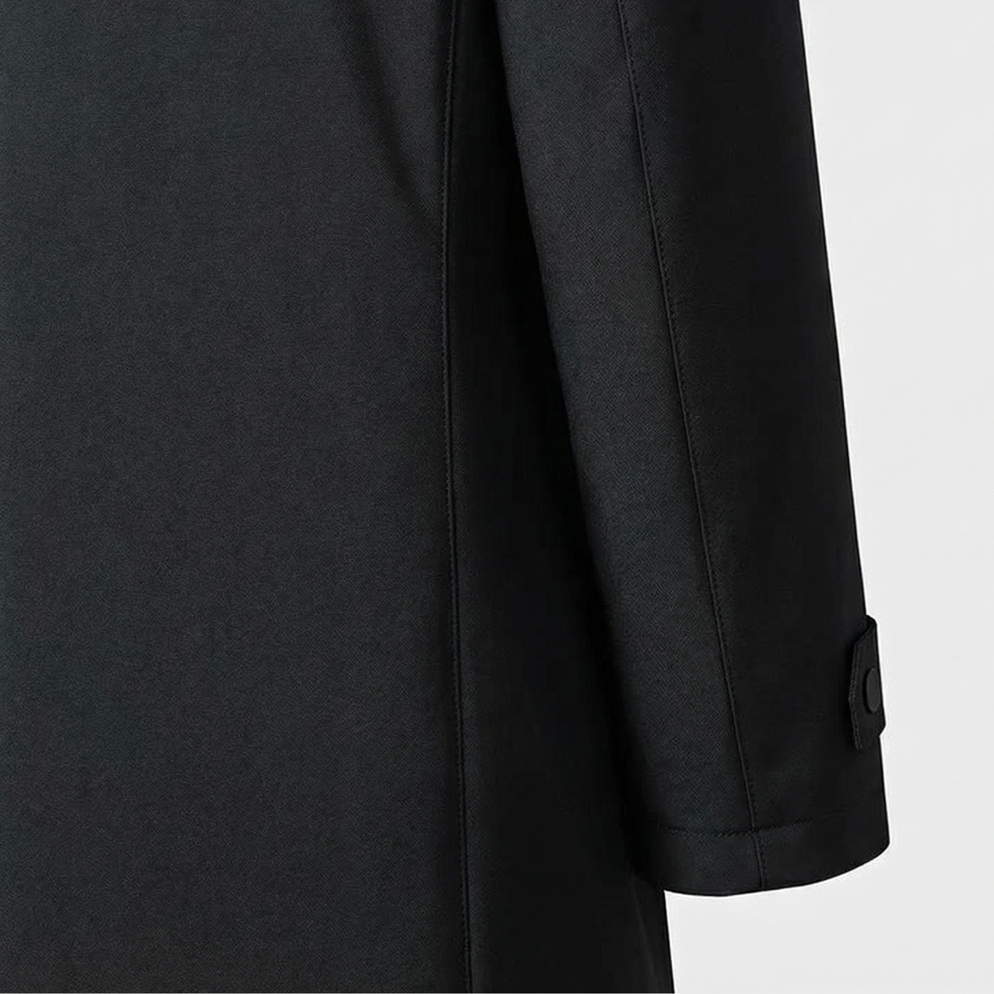 Gabardina aislante con puños abotonados para hombres