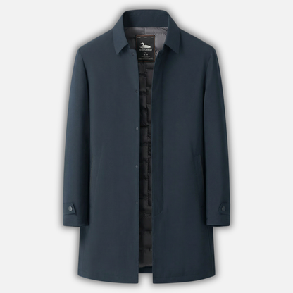 Gabardina aislante con puños abotonados para hombres