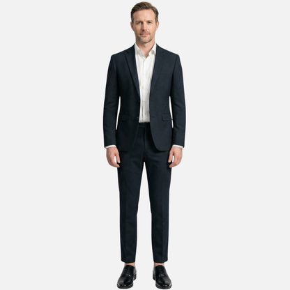Zapatos clásicos de negocios para hombre con diseño brogue – Puntera perforada