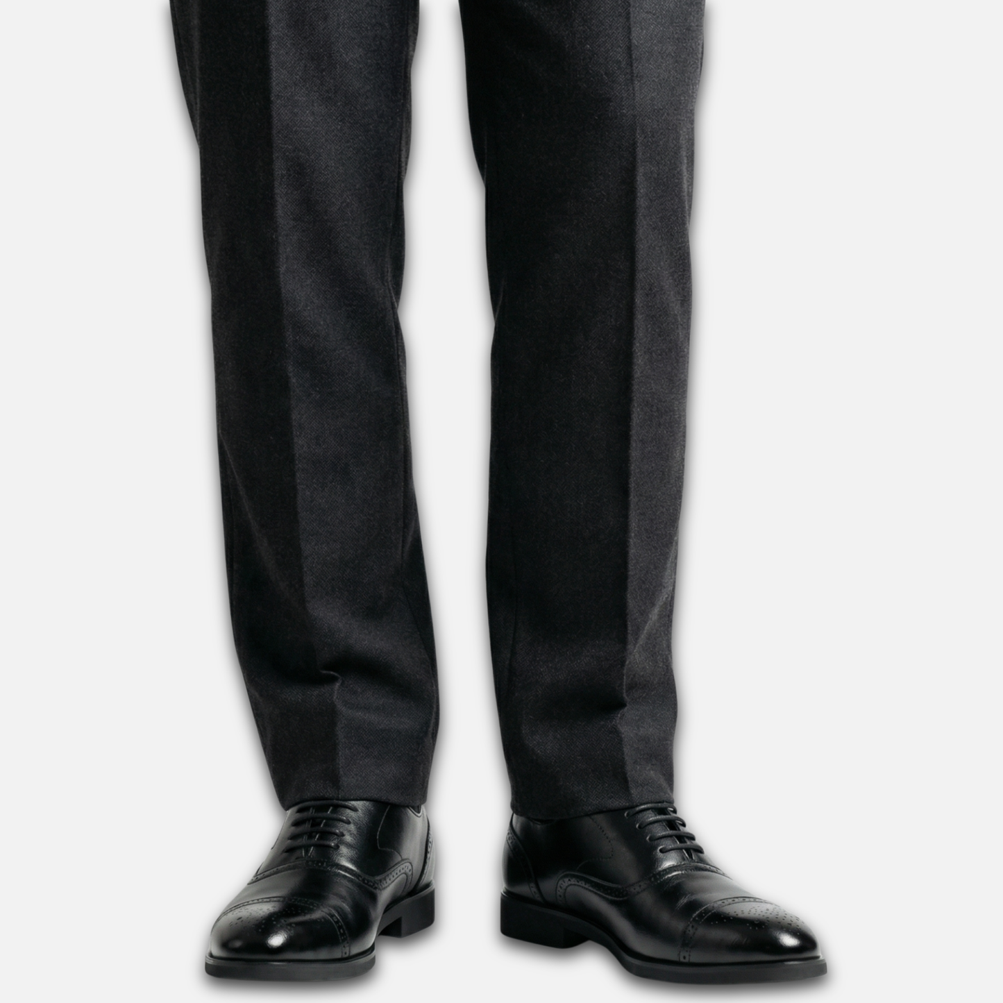 Zapatos clásicos de negocios para hombre con diseño brogue – Puntera perforada