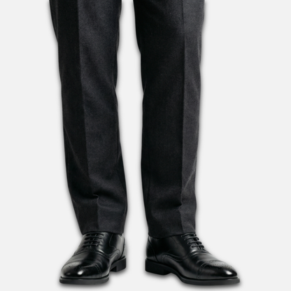 Zapatos clásicos de negocios para hombre con diseño brogue – Puntera perforada