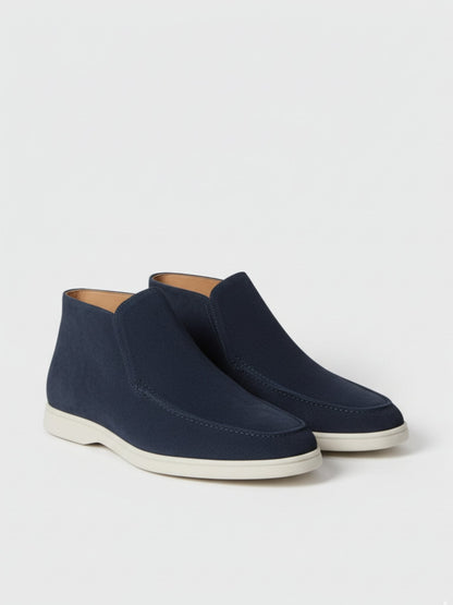 Zapatos tobilleros de piel de ante para hombre