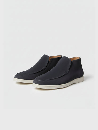 Zapatos tobilleros de piel de ante para hombre
