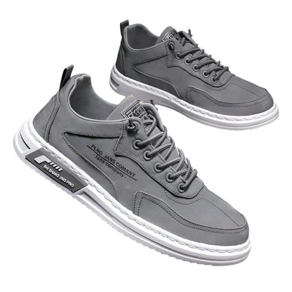 Zapatillas cómodas de tela con cordones para hombre