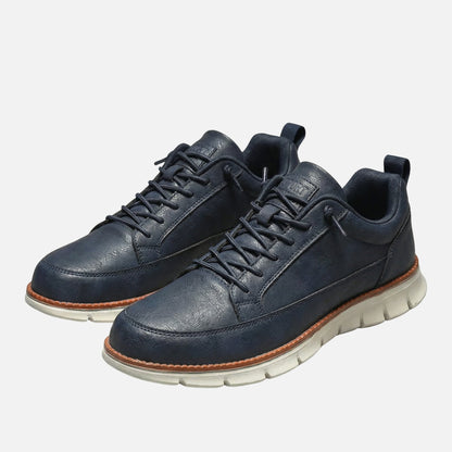 Zapatillas casuales de efecto ante con ajuste cómodo para hombre