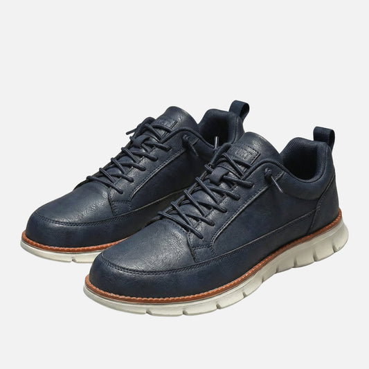 Zapatillas casuales de efecto ante con ajuste cómodo para hombre