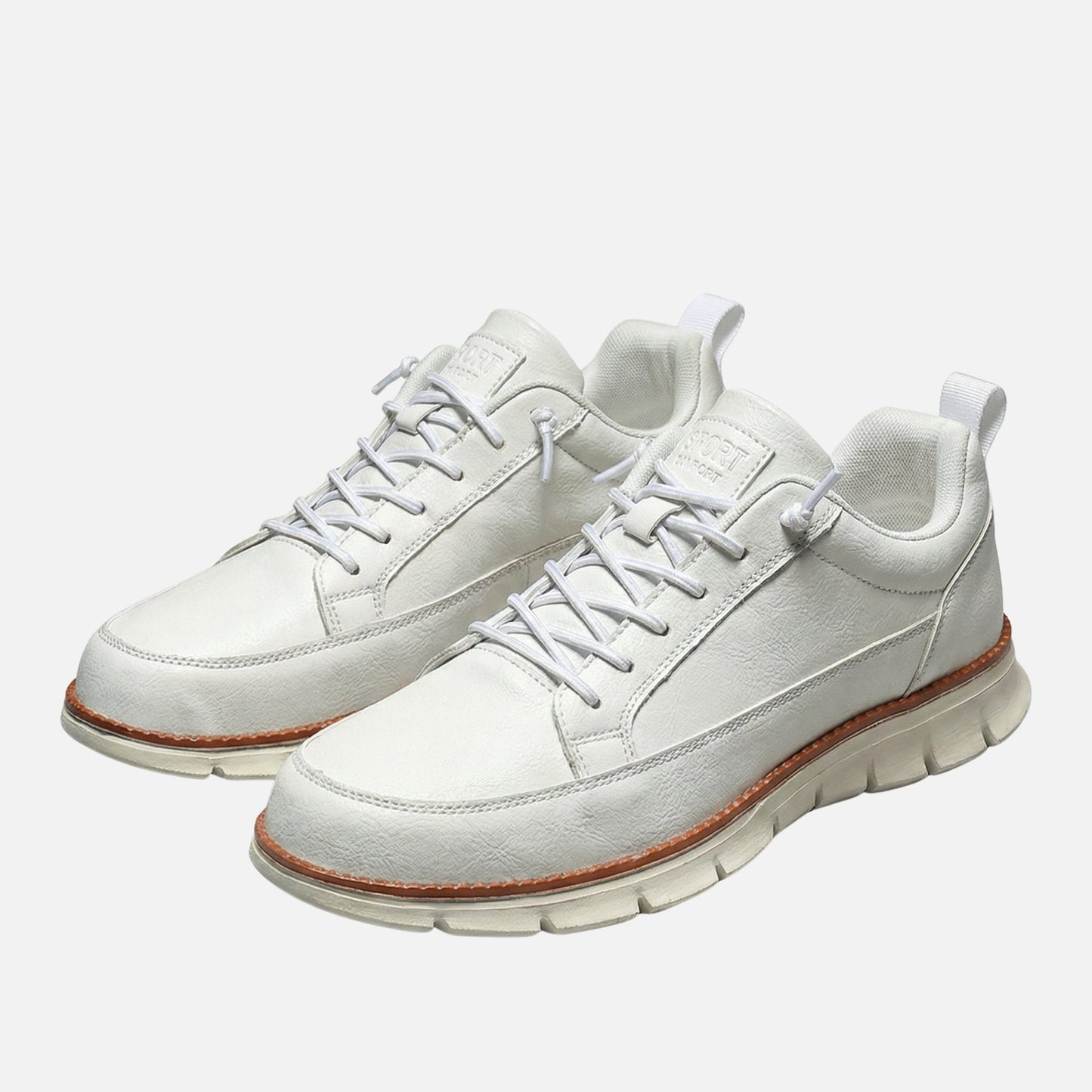 Zapatillas casuales de efecto ante con ajuste cómodo para hombre