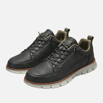 Zapatillas casuales de efecto ante con ajuste cómodo para hombre
