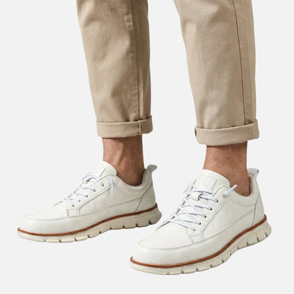 Zapatillas casuales de efecto ante con ajuste cómodo para hombre