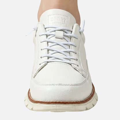 Zapatillas casuales de efecto ante con ajuste cómodo para hombre