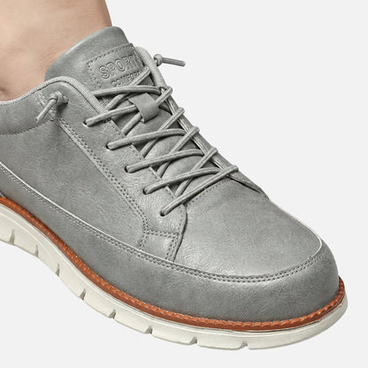 Zapatillas casuales de efecto ante con ajuste cómodo para hombre