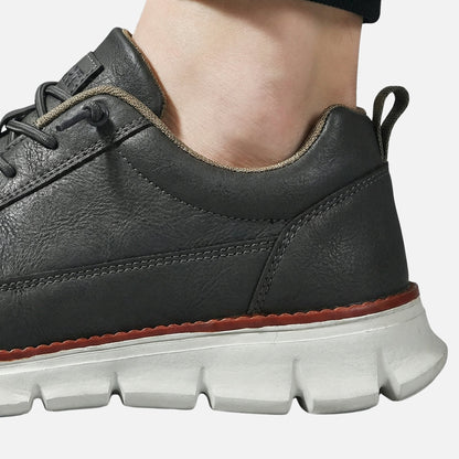 Zapatillas casuales de efecto ante con ajuste cómodo para hombre