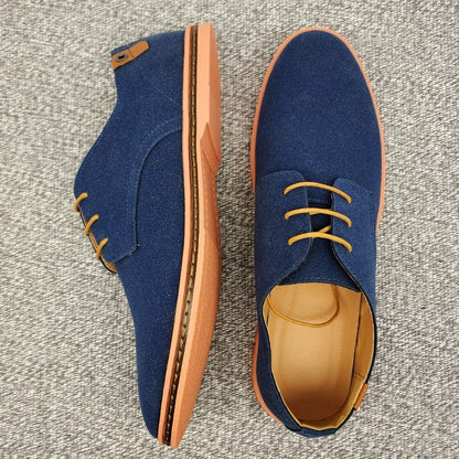 Zapatos Oxford de charol con cordones y puntera puntiaguda para hombre