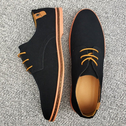 Zapatos Oxford de charol con cordones y puntera puntiaguda para hombre