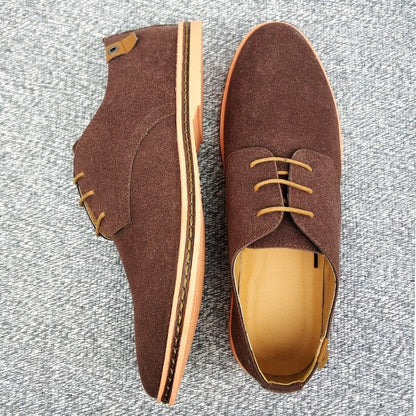 Zapatos Oxford de charol con cordones y puntera puntiaguda para hombre