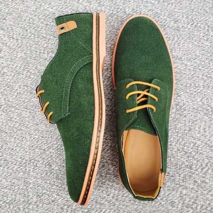 Zapatos Oxford de charol con cordones y puntera puntiaguda para hombre