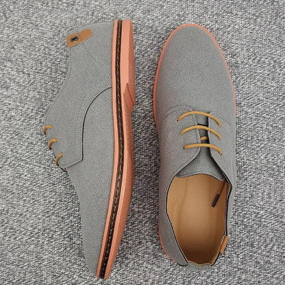Zapatos Oxford de charol con cordones y puntera puntiaguda para hombre