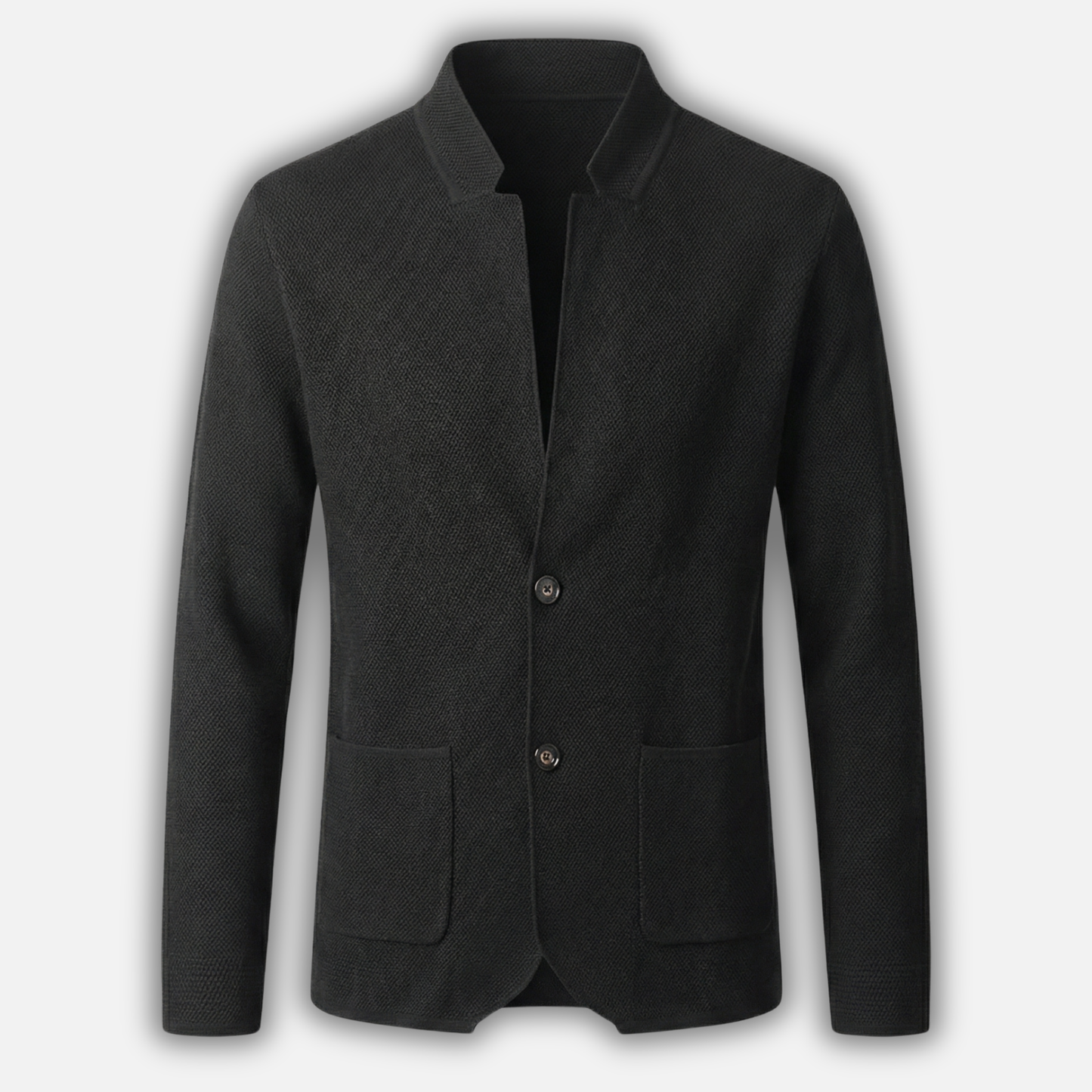 Cardigan de punto casual para hombres – Capa ligera con cierre de botones