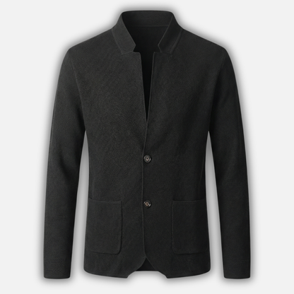 Cardigan de punto casual para hombres – Capa ligera con cierre de botones