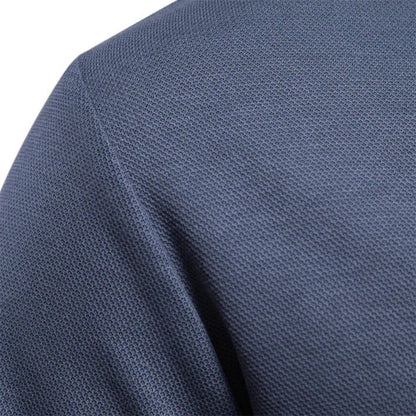 Polo de algodón de manga larga para hombre