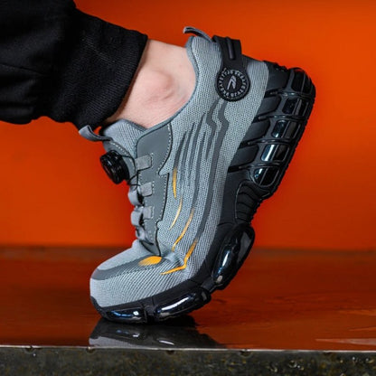 Zapatos de seguridad de cuero S3 con puntera de acero para hombre