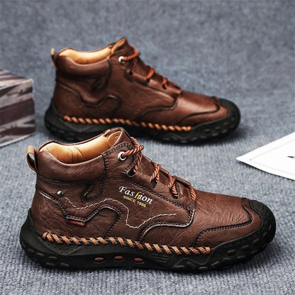 Zapatillas ligeras de lona con cordones para hombre